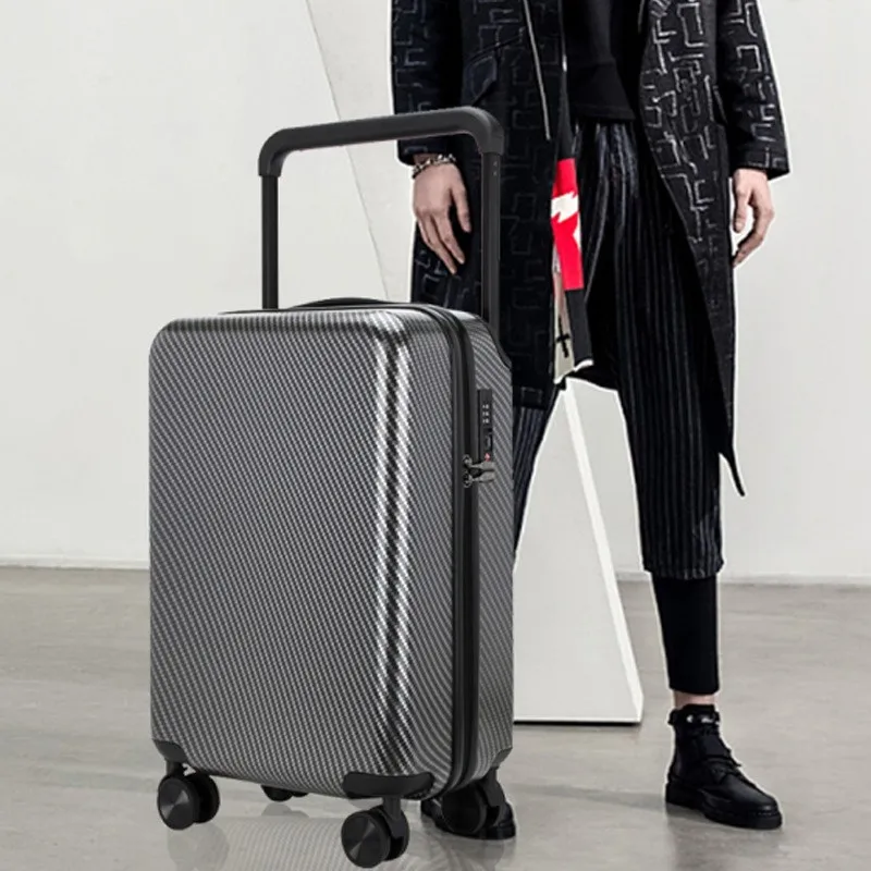 

20"24 Inch Travel Carry-on Silent Wheeled Luxury Suitcase Trolley Rolling Luggage TSA Lock Boarding Case For Women Free Shi
