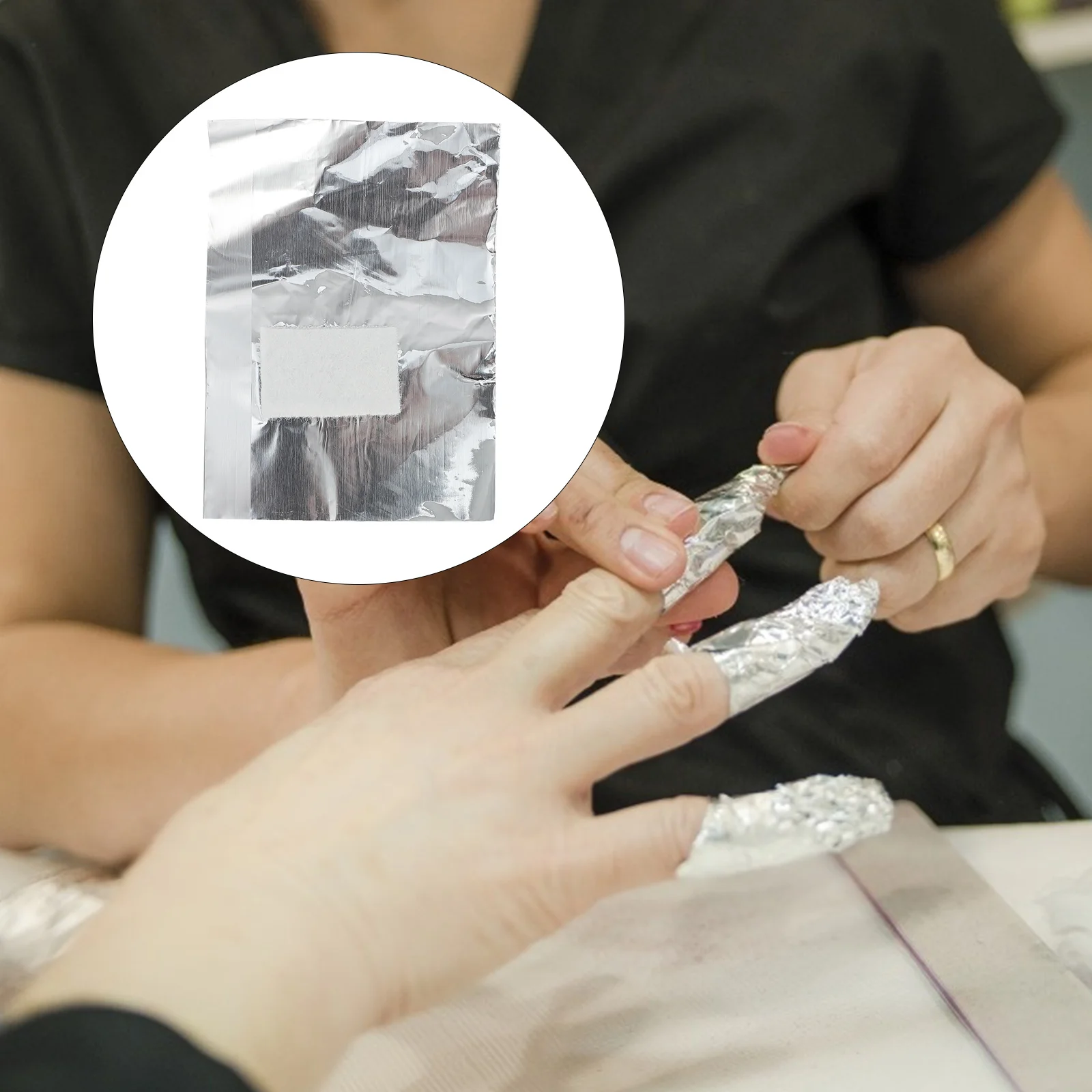 

200 Pcs Nail Remover Foil Wipes Wraps Removal Pads Birthday Gift Lint Free Disposable Tool Aluminum Gel