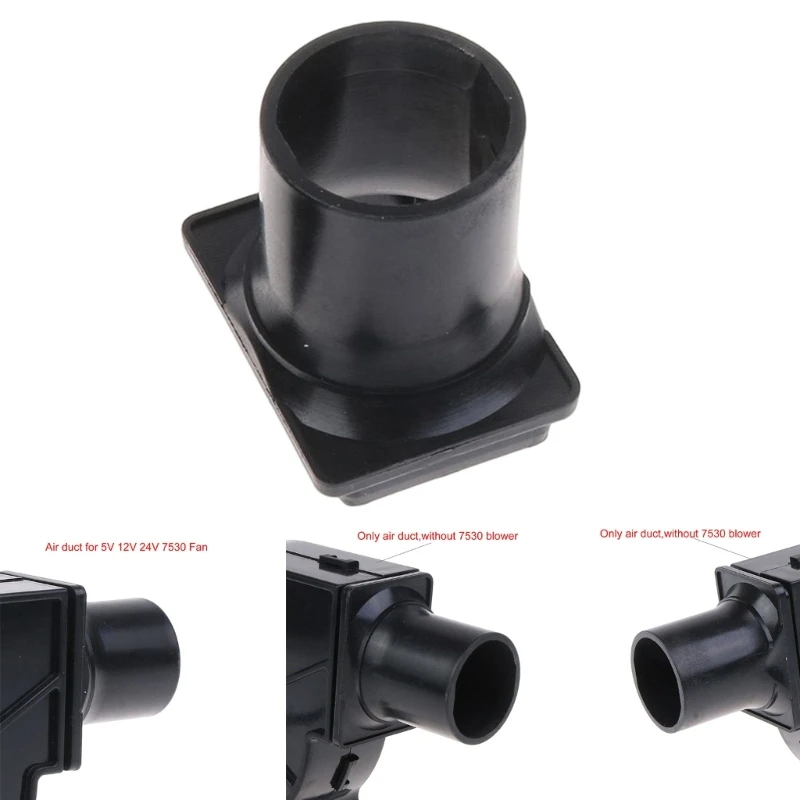 

Y1UD 75x75x30mm Cooking Air Blower Cooling Fan BBQ Fan Blower Air Ducting Pipe