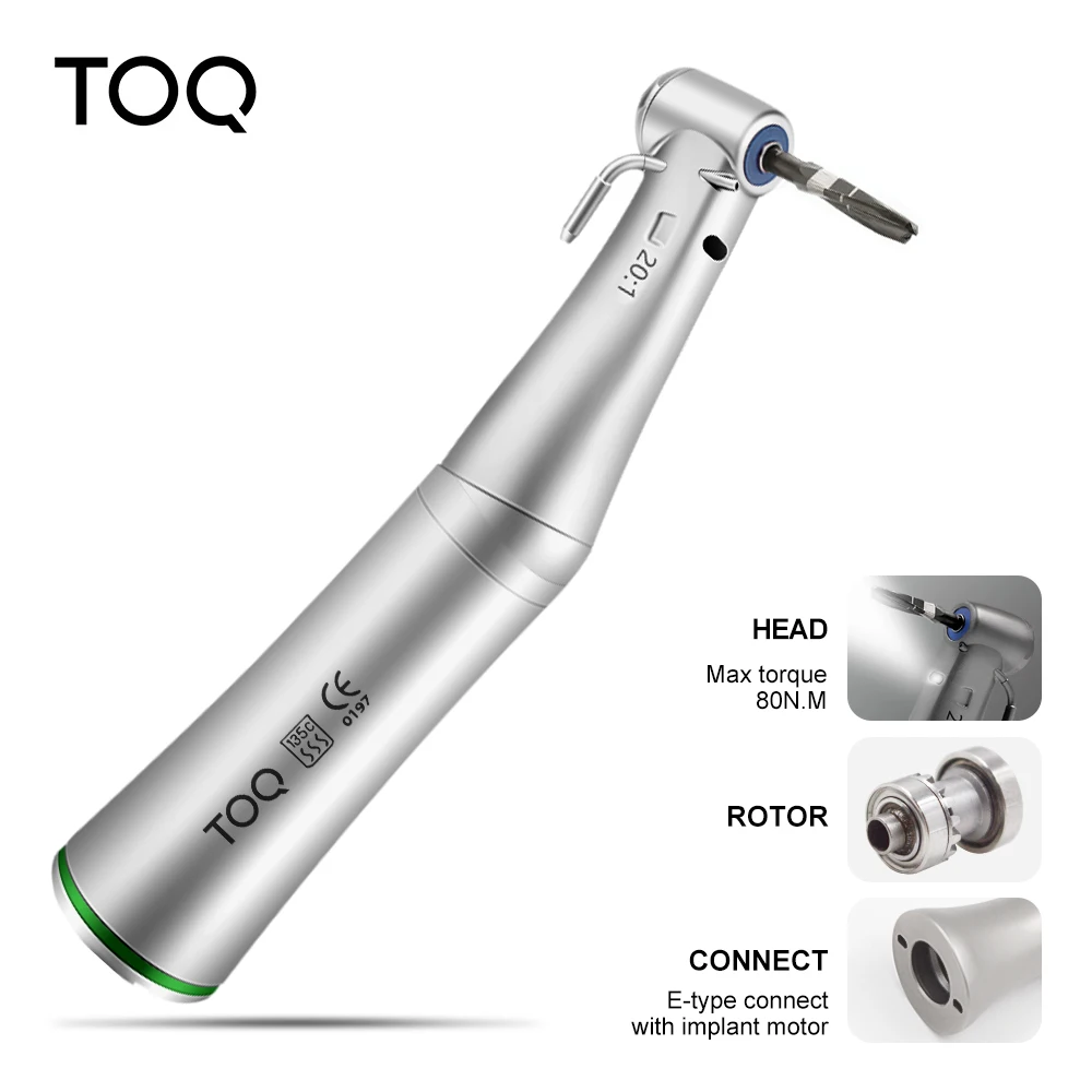 

Dental Low Speed Contra Angle Handpiece Drill for Implant Motor Dentistry/NSK 20:1 For Implant Surgery