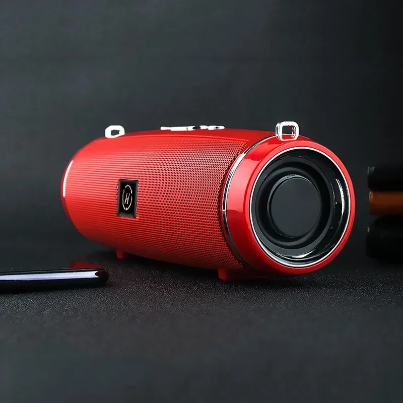 Фото Портативный беспроводной динамик Bluetooth 200 Вт, высокая мощность, уличное аудио, 3D стерео объемный звук, TWS, FM-голос, акция RHDE №2