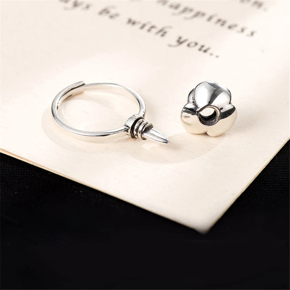 

4pc New Outdoor Survival Emergency Ring Portable Pocket Self-defense Ring Emergency Self-defense Rescue Rose Ring Anti-wolf Ring