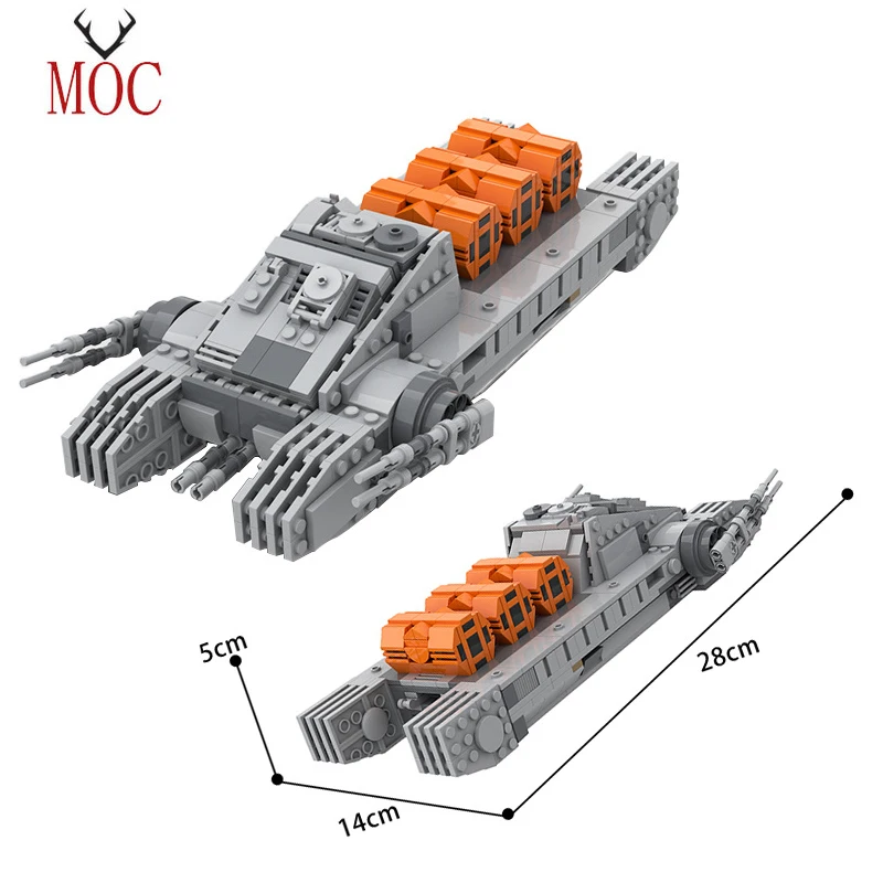 

MOC Imperial Occupier Assault Tank Star Battle Wars Amoured Vehicle Building Blocks Bricks Toy for Kids Children Christmas Gifts