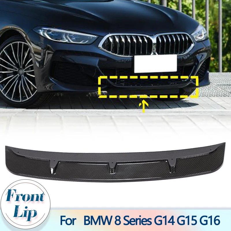 Автомобильный передний бампер спойлер для BMW 8 серии G14 G15 G16 M Sport 2D 4D 2019-2021 сухой