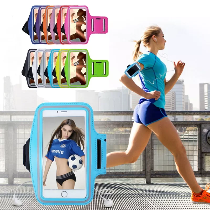 

Universal 6.1 inch Sport Waterproof Armband For iPhone 11 12 Pro 6s 7 8 Plus XS XR SE2 Phone Case Outdoor Running Sport Armbands