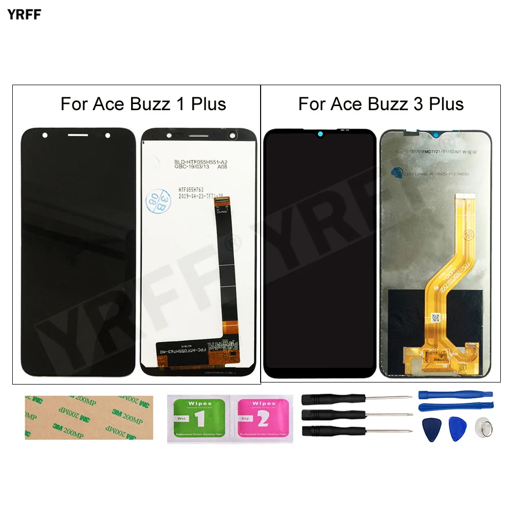 

ЖК-дисплей для телефона Ace Buzz 3 Plus, экран для ACE BUZZ 1 Plus AS0318, ЖК-дисплей, инструменты
