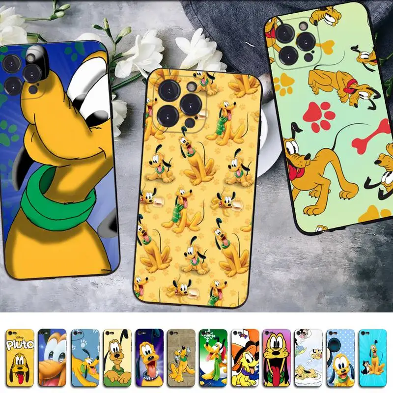 

Disney Pluto Phone Case For iPhone 14 13 12 Mini 11 Pro XS Max X XR SE 6 7 8 Plus Soft Silicone Cover