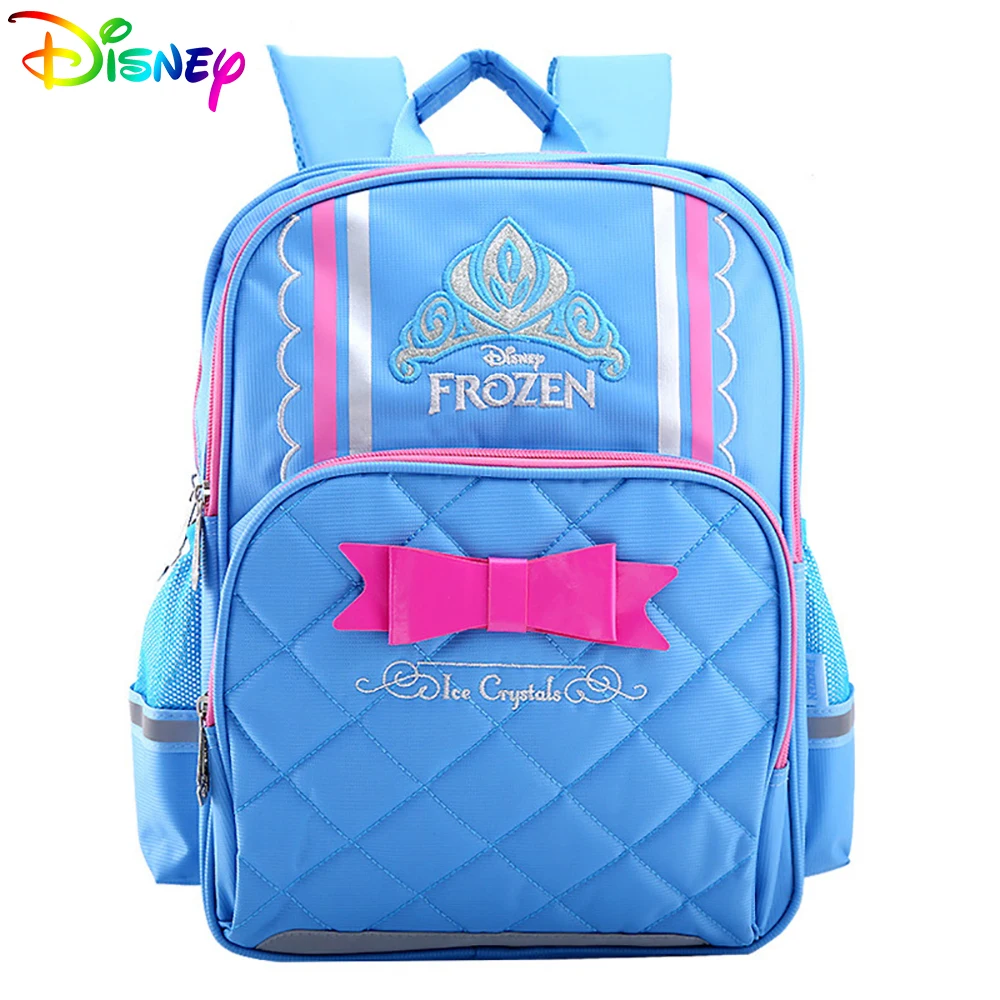 

Disney Frozen Elsa Backpack For Girl Cute Design Toddler Schoolbag Kindergarten Kids Fashion Bow Kawaii Bookbag Mochila Infantil