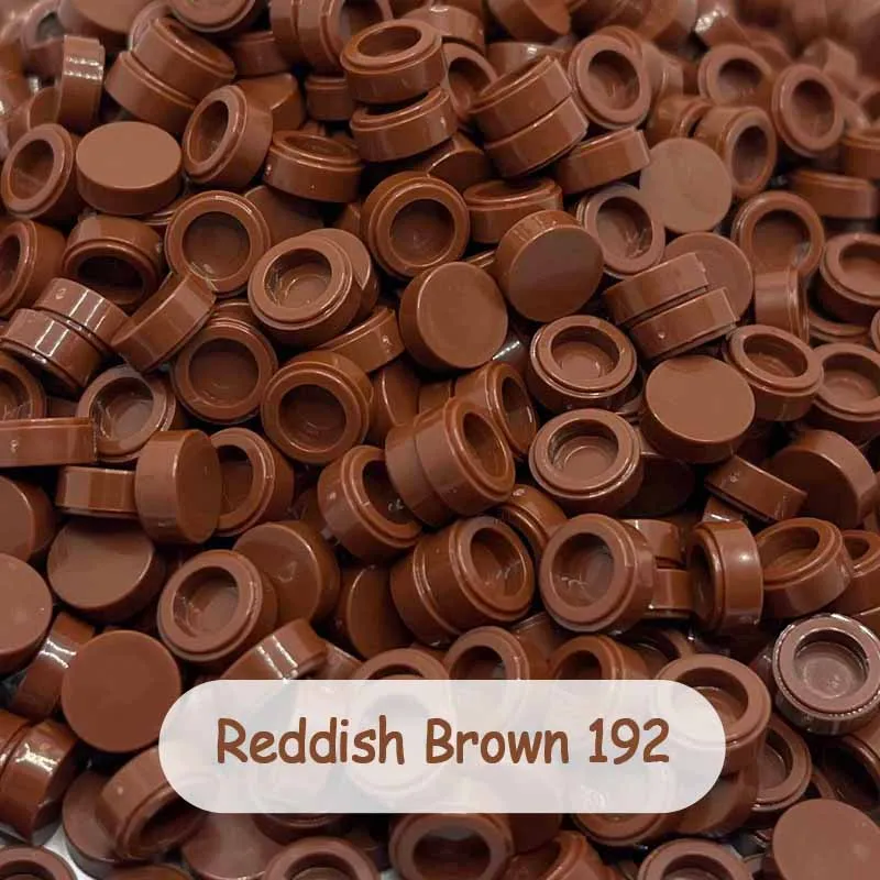 

Reddish Brown 192 Flat Tile 1x1 Round 98138 Pixel Art Remix Building Block Toy Mosaic Drawing for Professional Player