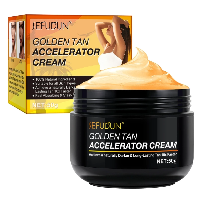 

Brown Tanning Gel Natural Powerful Effect Tanning Lotion Accelerator Cream 50g