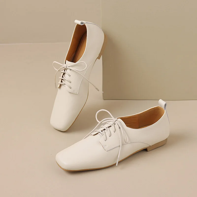 Женские туфли-лодочки Phoentin на шнуровке с глубоким вырезом и низким каблуком