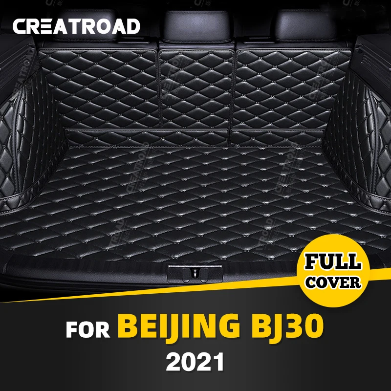 

Автомобильный коврик для багажника с полным покрытием для Beijing BJ30 2021, кожаный чехол для багажника автомобиля, коврик, подкладка для груза, защитные аксессуары для интерьера