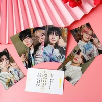 kpop new album graffiti signature photo card high quality lomo photo card collection photo card postcard gift fan collection