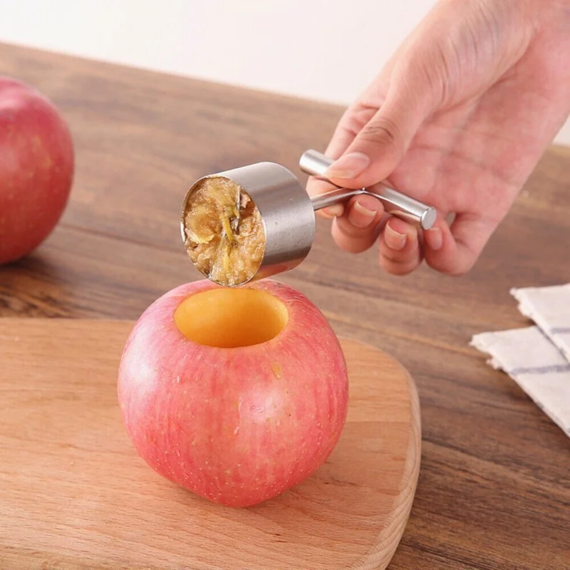 

Stainless Steel Apple Rice Mold Fruit Core Hole Digger Remover Kitchen Gadgets