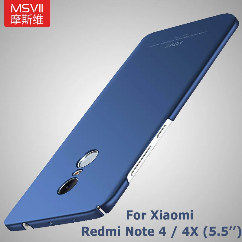 

Redmi Note 4x Case MSVII Slim Frosted Cover For Xiaomi redmi note 4 Global Case Xiomi 4x Hard PC Cover For Xiaomi Redmi 4x Cases