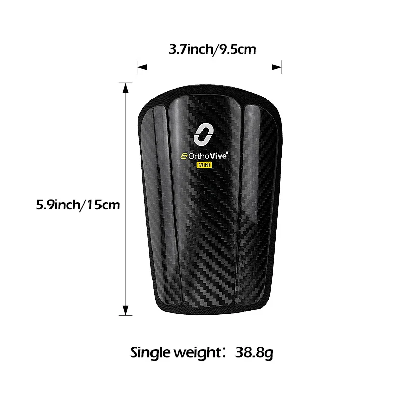 Oupower-Carbon Fibre Soccer Щитки для голени Mini Player C3 Сверхлегкий Дышащий Профессиональный