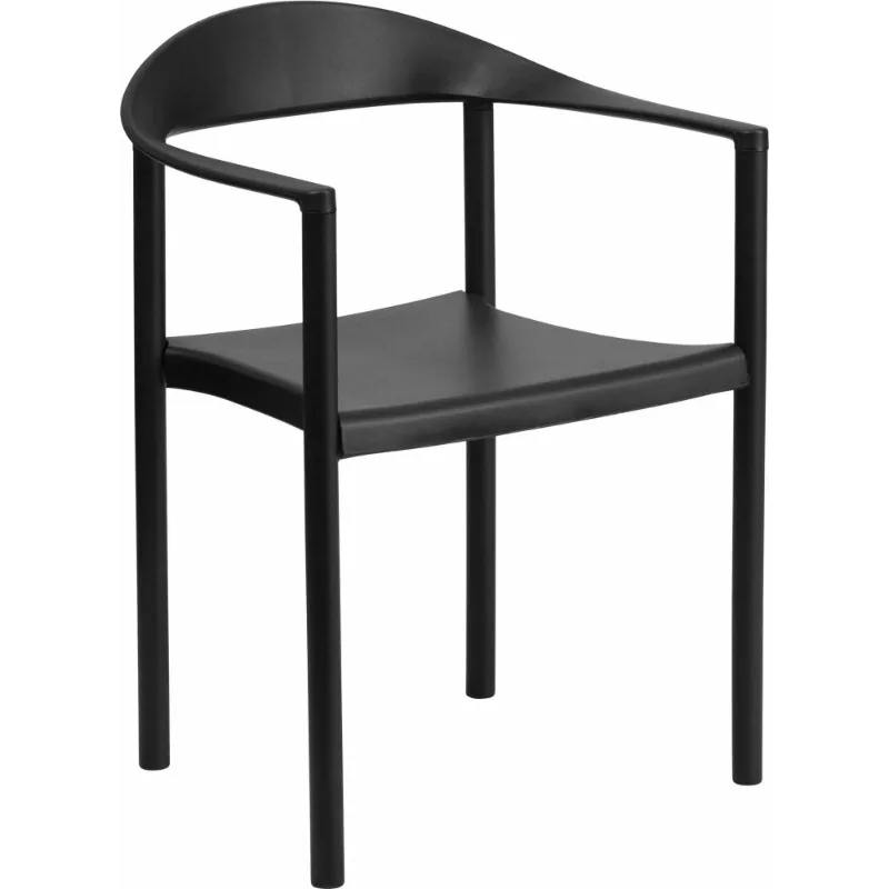

Flash Furniture Plastic Cafï¿½ Stack Chair (10 Pack)