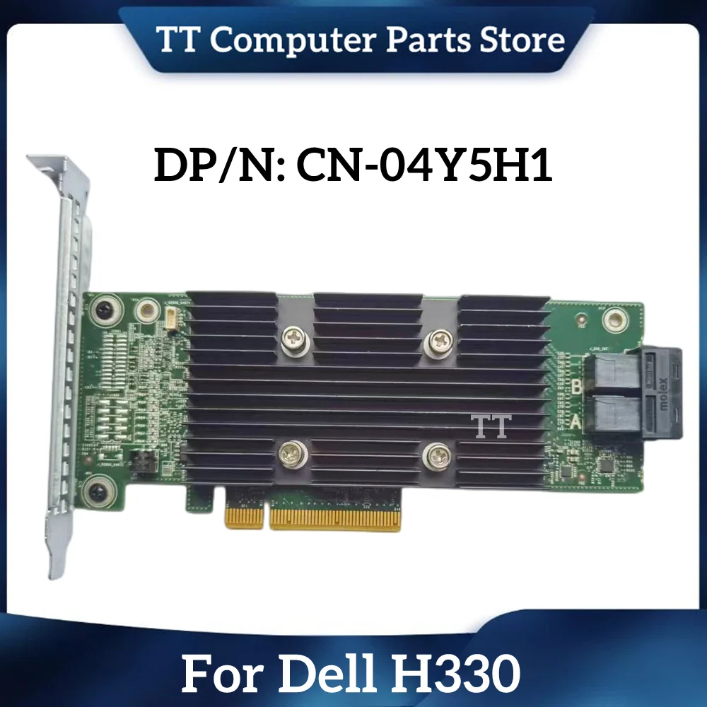 TT для Dell H330 6H1G0 4Y5H1 04Y5H1 0TD2NM 0TCKPF SAS 12 ГБ/с PCIE 3 0 x8 lsi3008 чип PowerEdge RAID контроллер быстрая