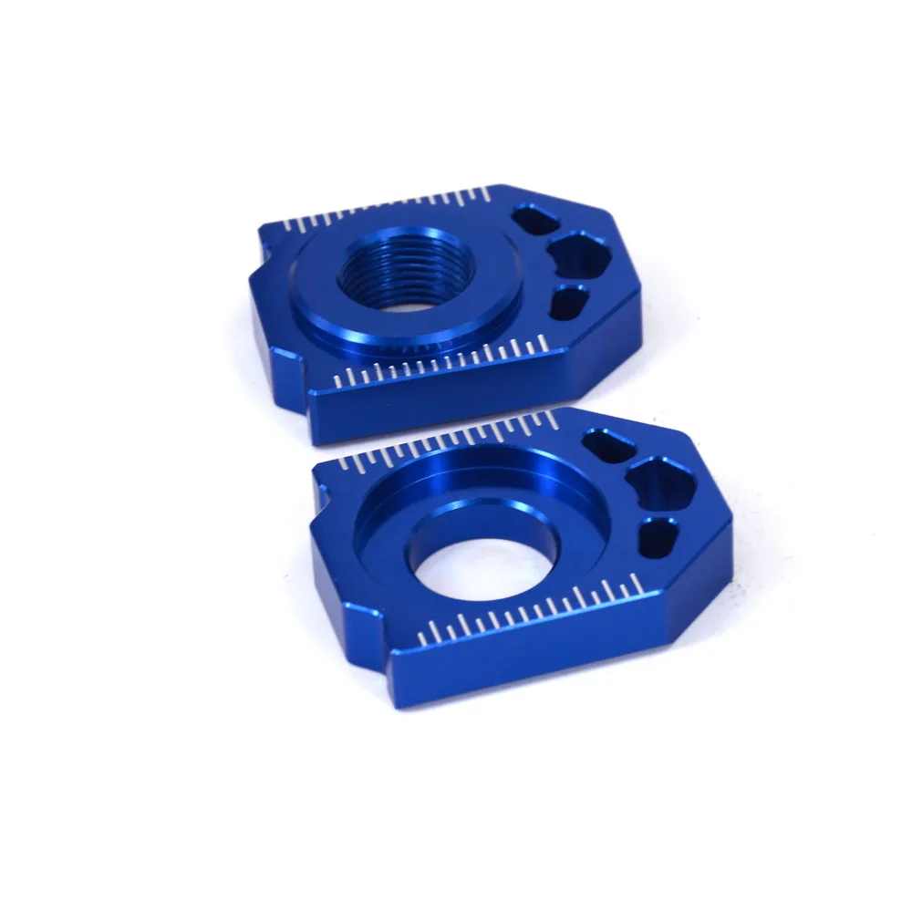 

Motorcycle Aluminum Rear Axle Block Chain Adjuster For Husqvarna TC125 TC250 TE250 TX125 FC350 FC250 FC450 FE250 FE450 FE501