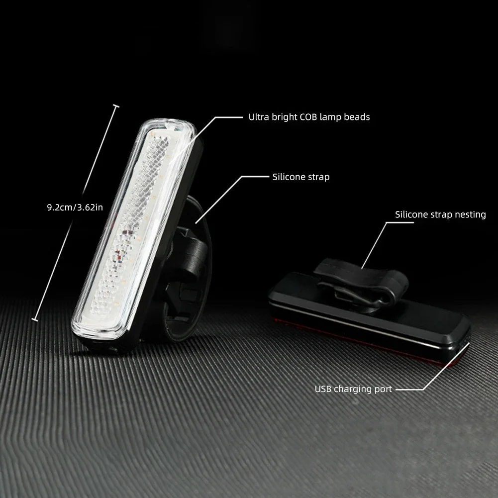 Водонепроницаемый шлем задний фонарь для скутера RGB светодиодный USB езды на