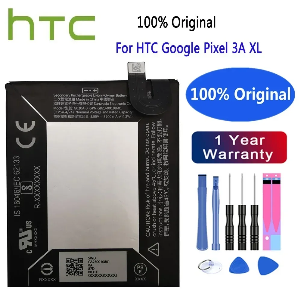 Оригинальный аккумулятор для мобильного телефона HTC Google Pixel 3 3A XL 3Lite Lite 3XL G013A-B G013A-C