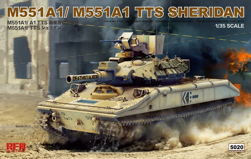 [Rye полевая модель] Ryefield модель RFM RM-5020 1:35 M551A1/M551A1 TTS Sheridan