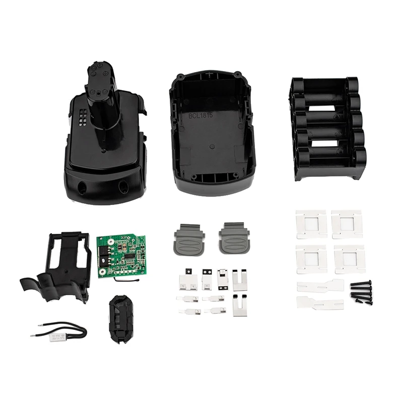 Пластиковая флейта для аккумулятора + комплект аксессуаров для платы для Hitachi BCL1830 18 в 10 ячеек защитный чехол для литиевой батареи флейта Пластиковая флейта для аккумулятора + комплект аксессуаров для платы для Hitachi BCL1830 18 в 10 ячеек защитный чехол для литиевой батареи флейта