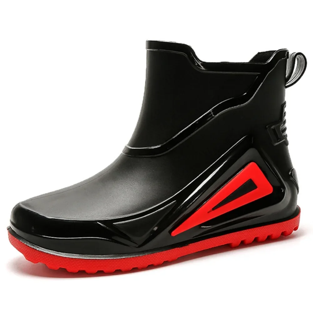

Мужская непромокаемая обувь для улицы, водонепроницаемая и прочная резиновая обувь, резиновые сапоги, нескользящая обувь для рыбалки, износостойкая и водонепроницаемая