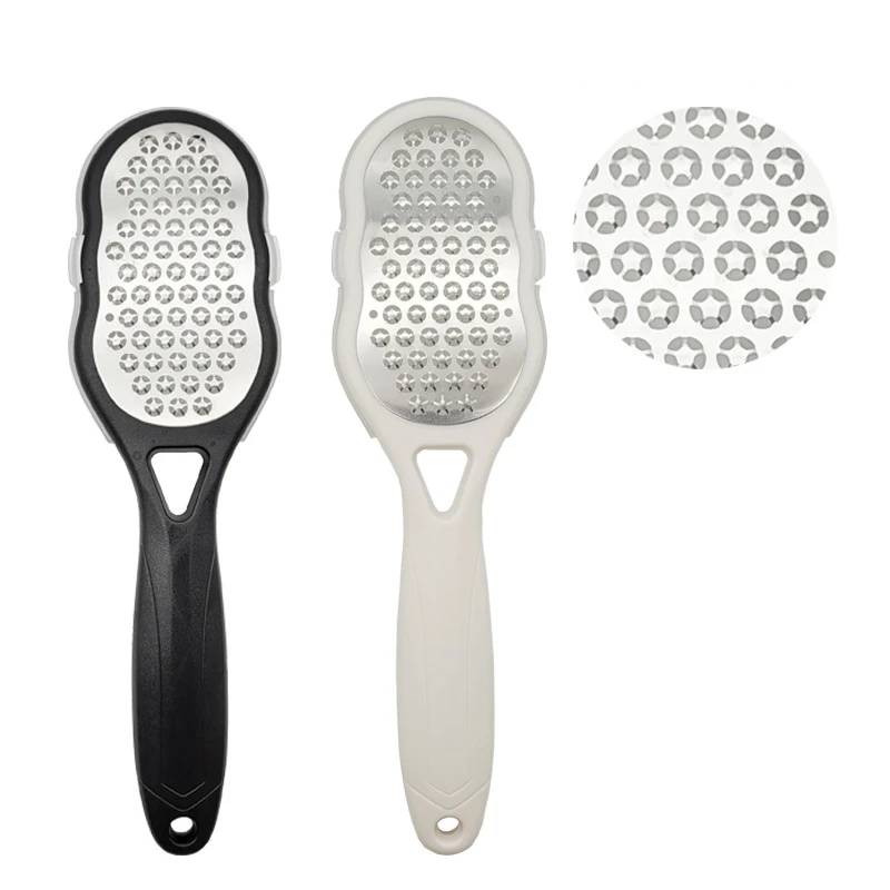 

Stainless Steel Callus Remover Pedicure Foot File Scraper Scrubber Portable Multifunctional Foot File Foot Care Tools