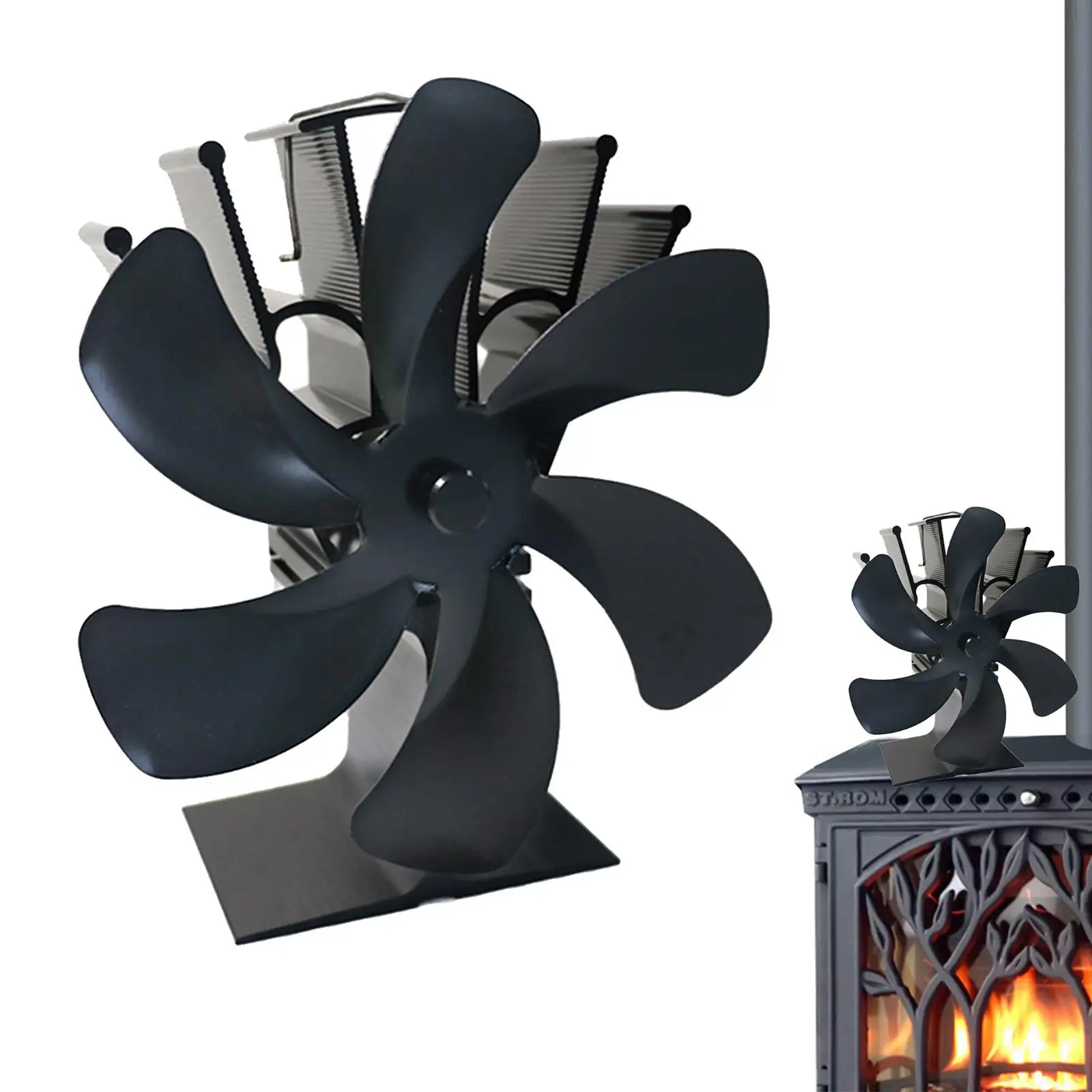 

Wood Burning Fireplace Fan Silent Motors for Gas/Pellet/Wood