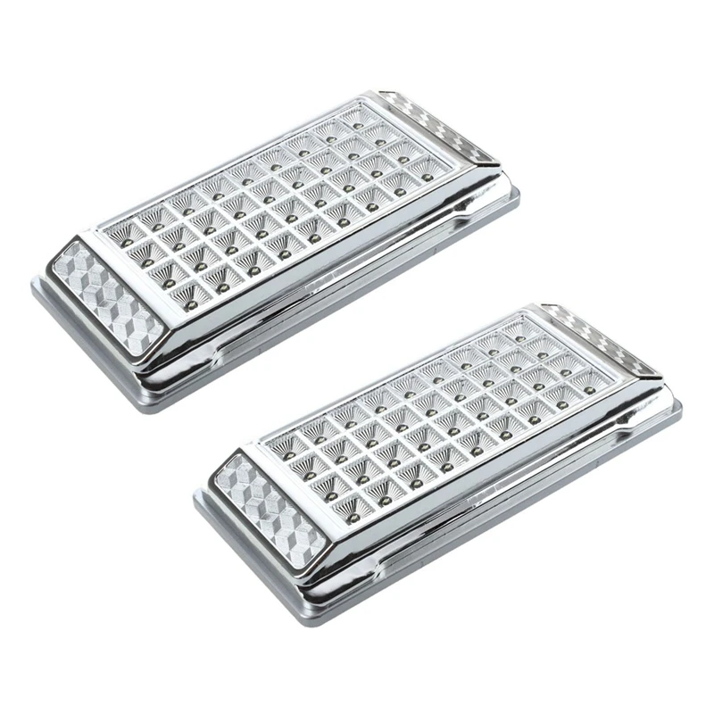 

2X White 36LED Car Vehicle Dome Ceiling Roof Ceiling Interior Light Lamp 12V Silver