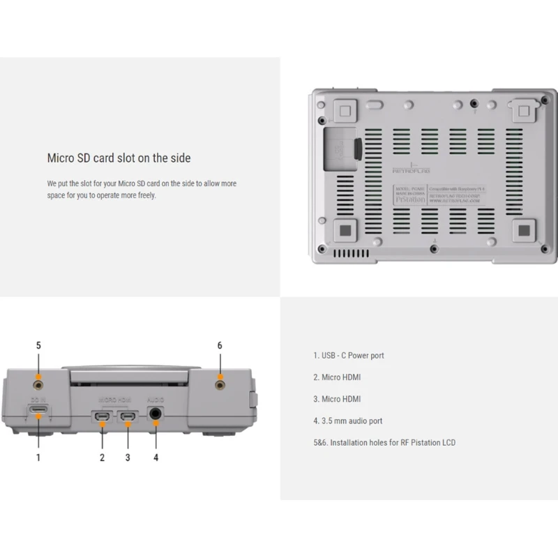 Чехол Retroflag Pi Station корпус фисташки с функцией безопасного отключения питания и