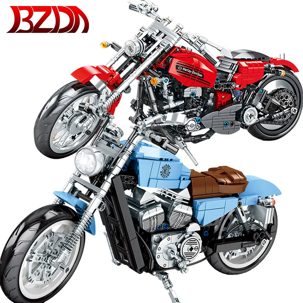 

SEMBO High Tech Motorcycle Building Blocks City Speed Racing Car Motorbike Vehicle Bricks Educational Toys For Children Gifts