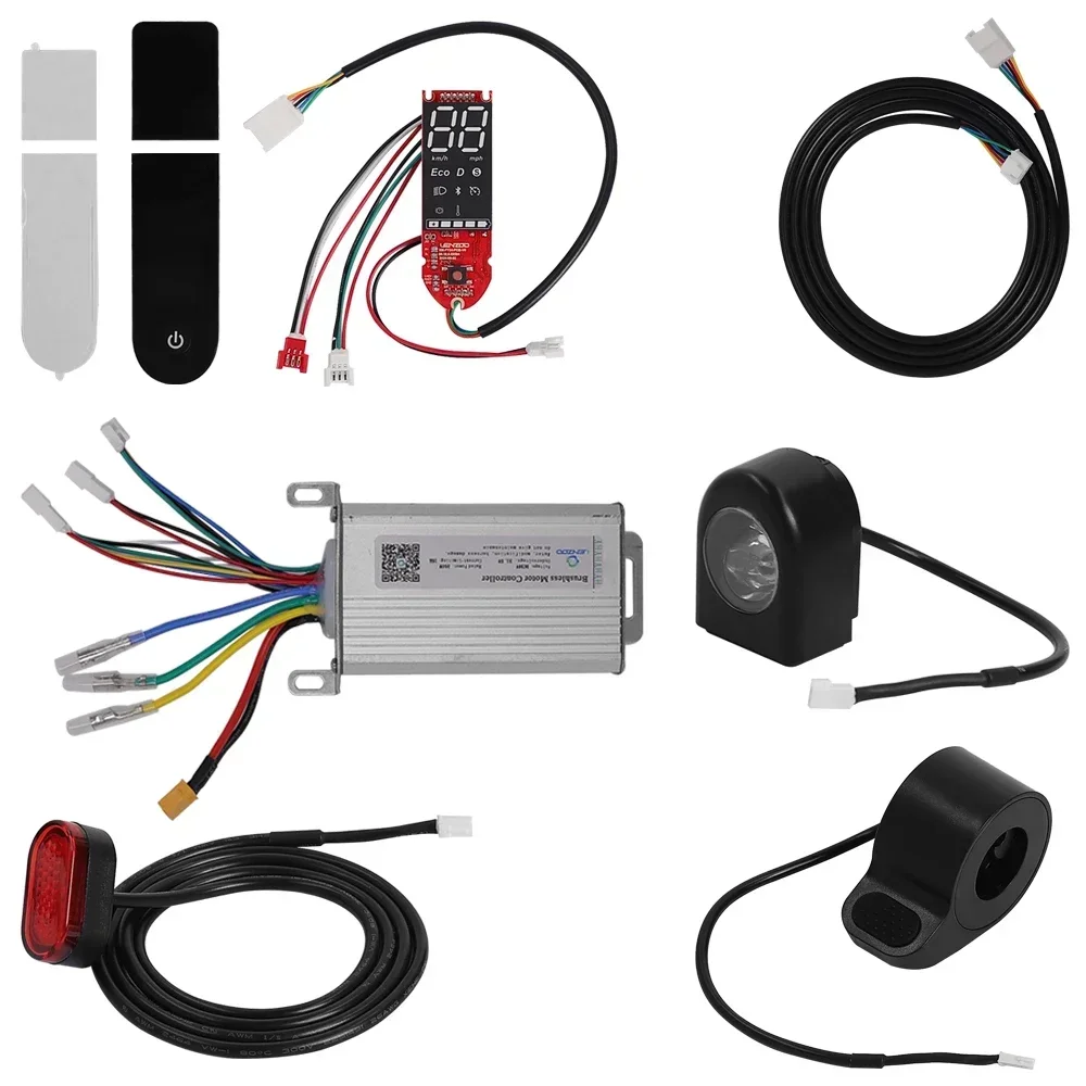 DC36V 250W LED LENZOD Display Brushless Motor Controller Dashboard Accelerator Set for XiaoMi M365 1S Pro Electric Scooters Kit