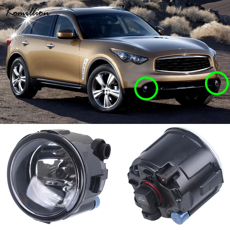 

Передние противотуманные фары для автомобилей, галогенная лампа для Infiniti EX35, EX37, QX50, FX35, FX37, FX45, FX50/Nissan X-Trail, Murano, Rogue, Versa