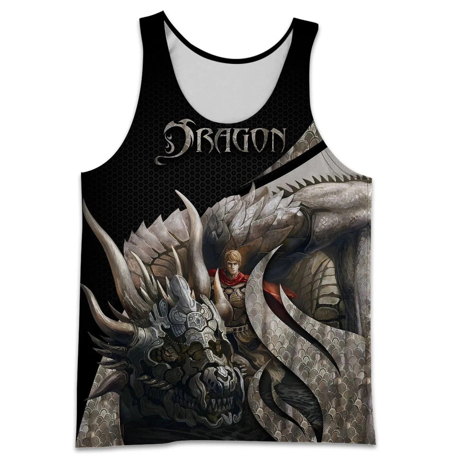 

2022 New Fashion Casual Pullover Anime Dragon Cool Dragon Tank Top Men Ladies Tank Top 3D Printing Streetwear Tops 03