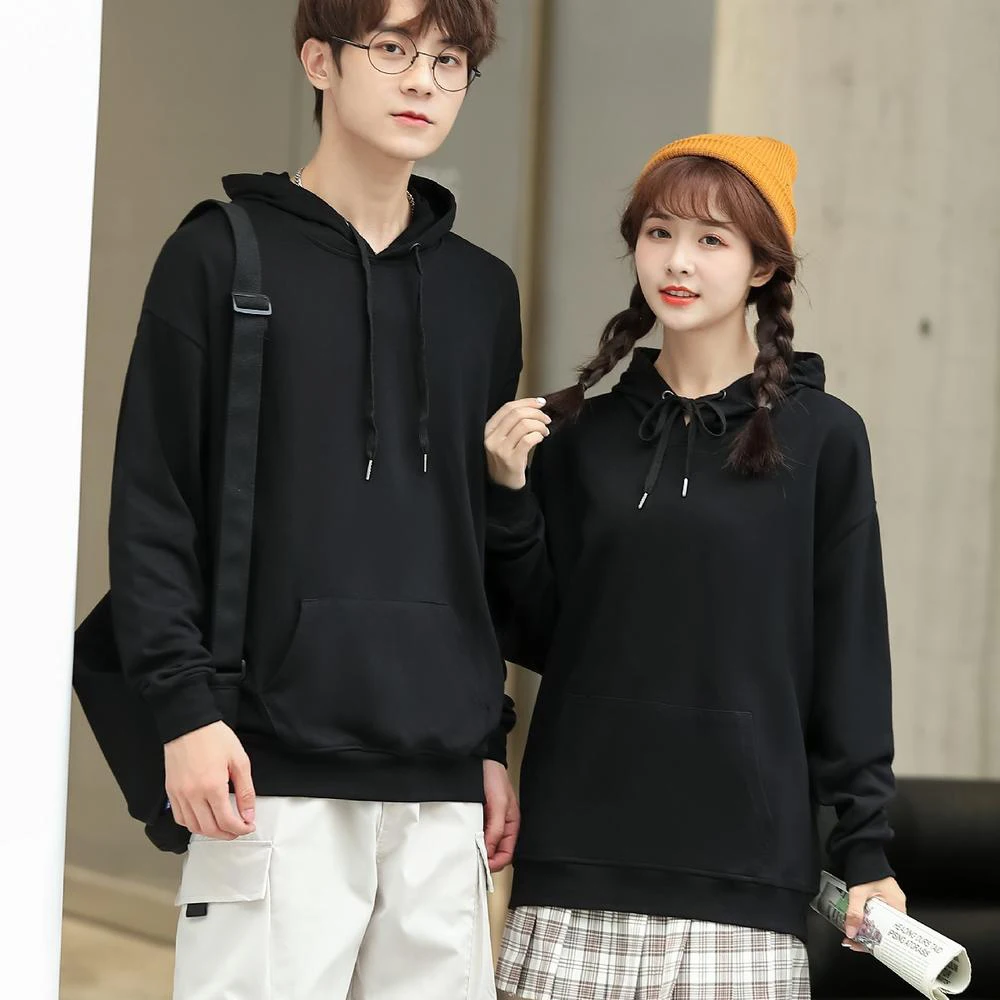 

Hooded Sweatshirts Pullover Women MenAutumn Winter Sweatshirt Round Neck Woman Clothing