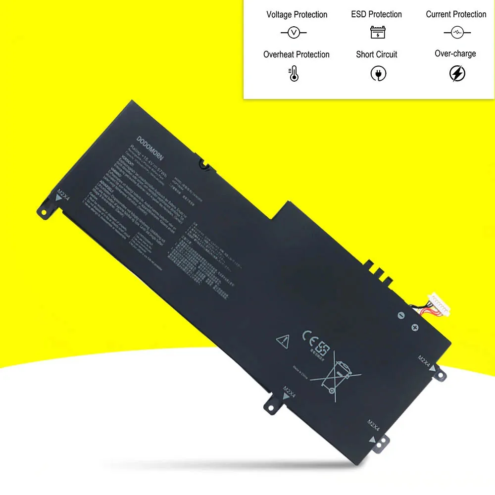 Для ASUS Zenbook Flip 15 UX562FDX UX562FD UX562FN UX562 Q536F Q536FD C41N1809 аккумулятор для ноутбука 4 В 57 Втч 3740