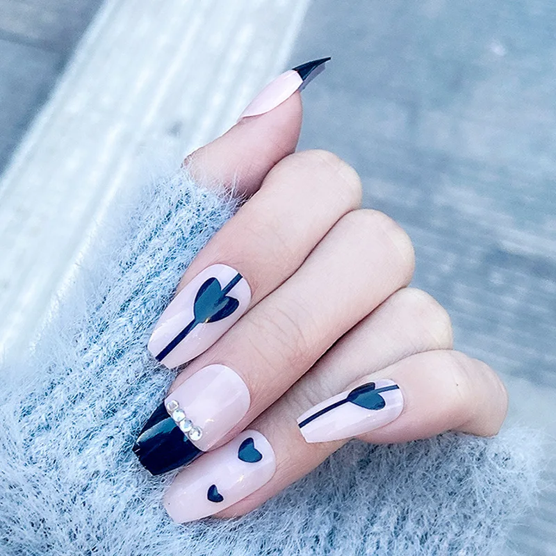 

24 шт., накладные ногти для ногтей