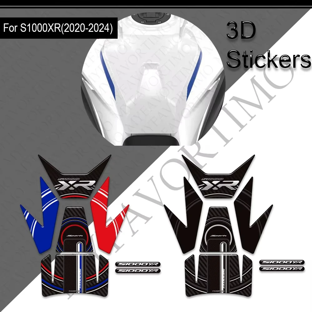 Наклейки защитные 3D на бак и коленные ручки для BMW S1000XR S 1000 XR S1000 M1000 M1000XR 2020 - 2024