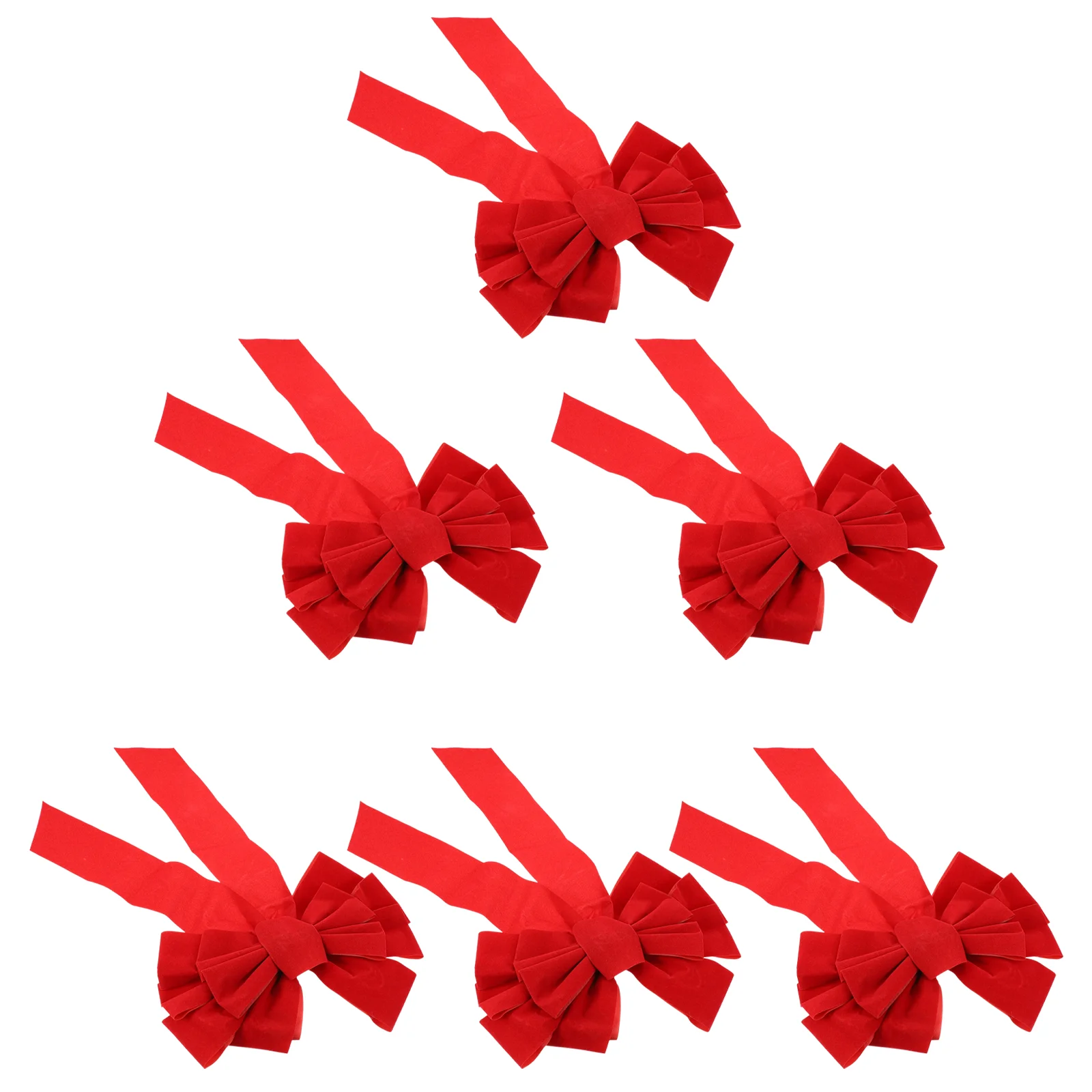 

Christmas Bows Tree Bow Red Wreaths Large Big Waterproof Outdoor Topper Xmas Gift Ornament Ribbon Decorating