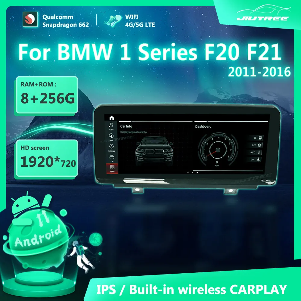 

12.3 Inch 256G Android 11.0 Car Radio For BMW 1 Series F20 F21 2011-2016 GPS Navigation Multimedia Player Auto Stereo Reciver