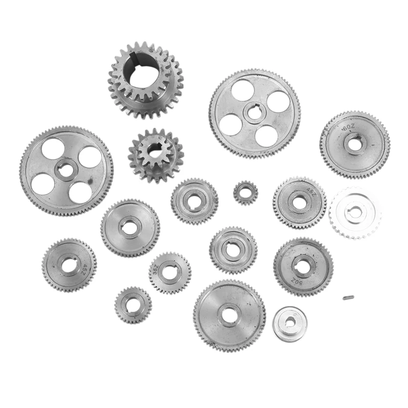

18Pcs/Set CJ0618 Metal Gears Mini Lathe Gear Metal Cutting Machine Tool Gear