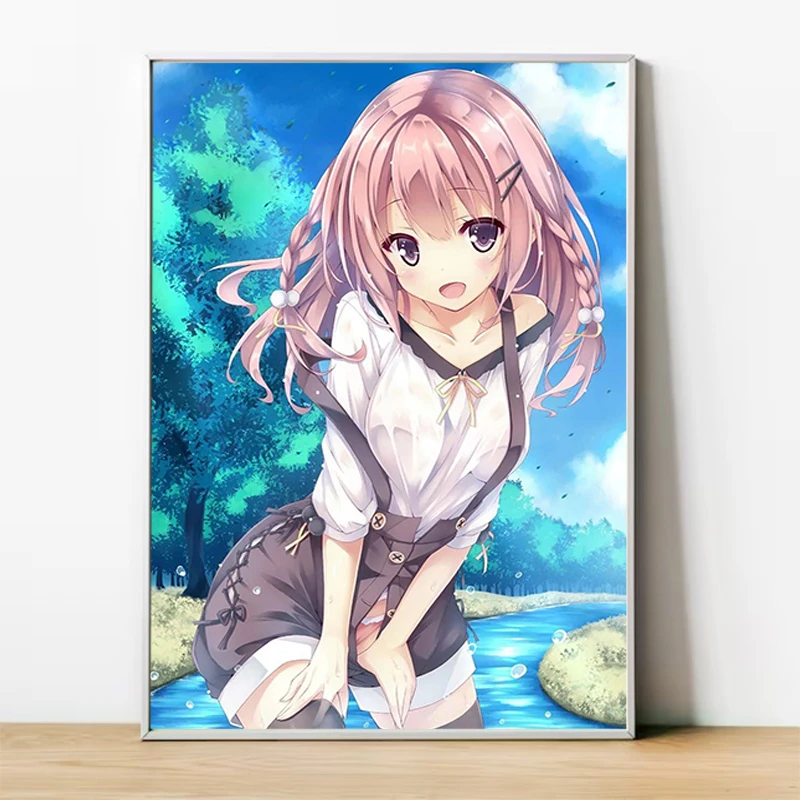

Beautiful Anime Poster Decorative Painting Posters for Wall Art Home Decorations for the Room Cute Room Decor Canvas Paintings