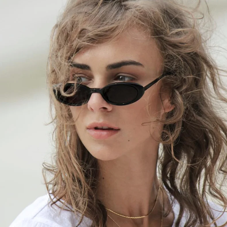 

2022 New Retro Ladies Sunglasses Small Oval Frame Fashion Sunglasses Polarized Glasses Uv400 Small Frame Brand ZUIDID Casual