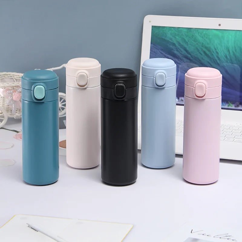 

Simple 304 Stainless Steel Thermos Cup Student Bottle for Water Insulated Tumbler Kitchen Accessories Thermos for Tea Gadget.6z