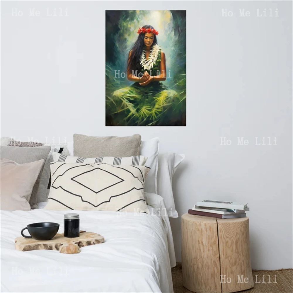 Лака в ее лесу заповедник богиня хулы рождаемость любовь эссенция Гавайских