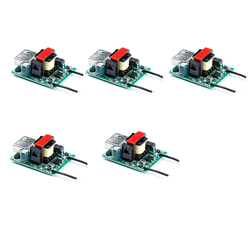 

5 Pcs Buck Converter Stabilizer DC-DC Step Down Module 12V 24V 36V 48V 72V To 5V 1A USB Galvanic Isolated Power Supply