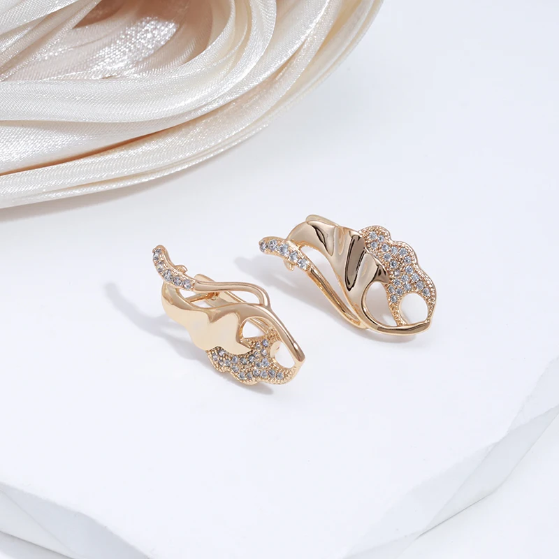 Женские серьги SYOUJYO с натуральным цирконием