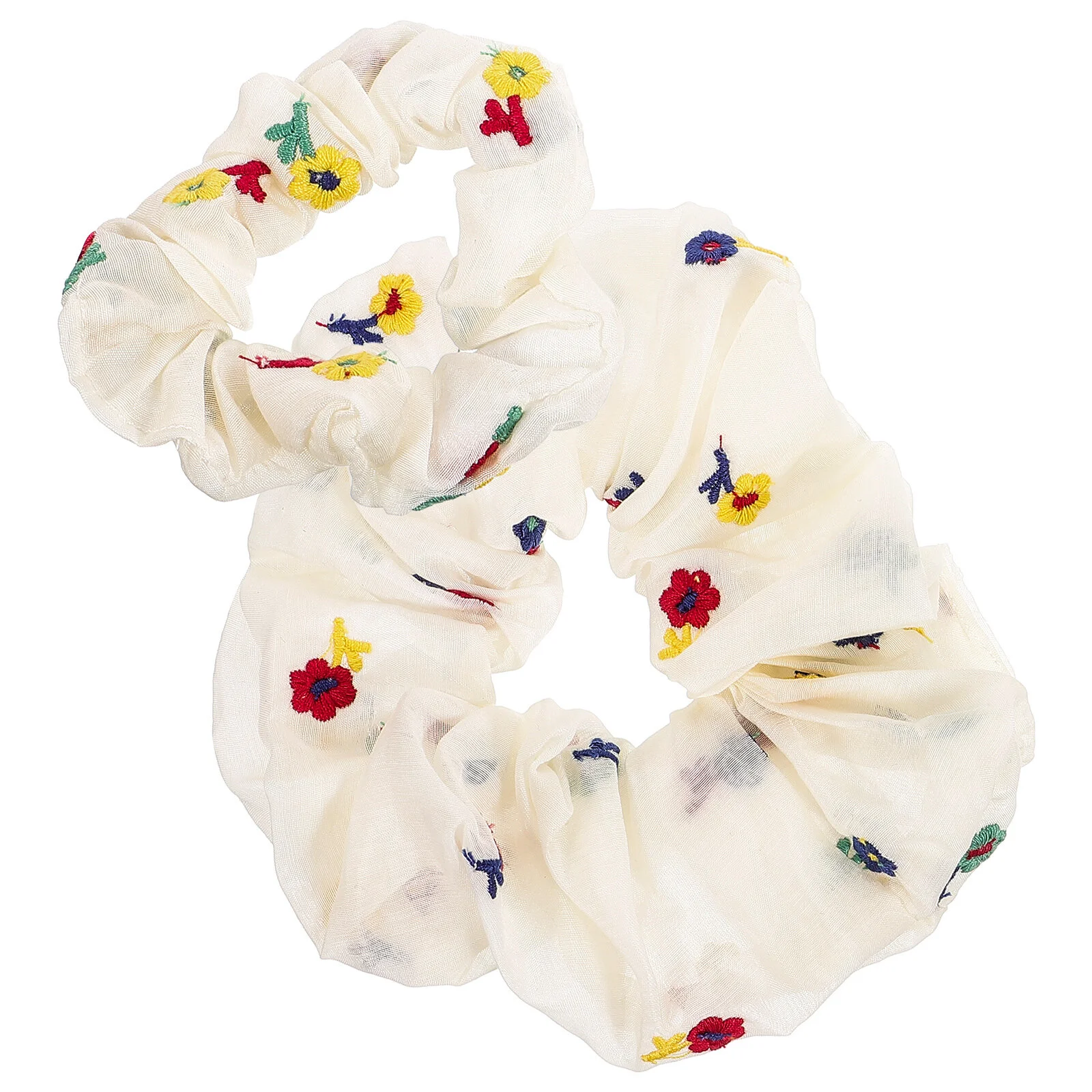 

2 Pcs Girl Hair Ties Bow Stretchy Small Version Scrunchies Women Accessory Cloth Girls Women's
